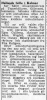 Notis ur Hallandsposten 23 Maj 1950